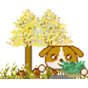 Dog Autumn emoji