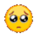 Puppy Eyes Pleading emoji