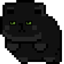 Black Cat Roll emoji