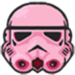 Stormtrooper Helmet Pink emoji