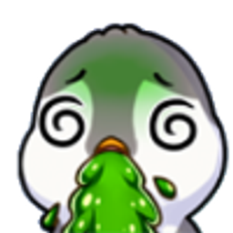 Penguin Sick emoji