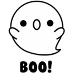 Ghost Wave Boo emoji