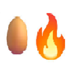 Potato Fire Flame emoji