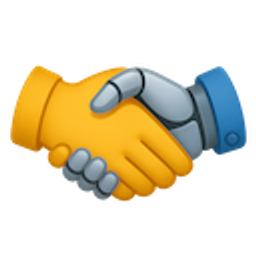 Robo Handshake emoji