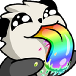 Pandarainbowlick emoji