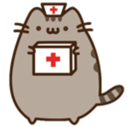 Pusheen Doctor emoji