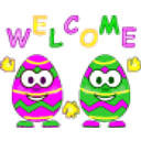 Welcome Easter Eggs emoji