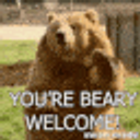 Youre Beary Welcome emoji