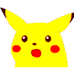 Surprised Pika Hdr emoji