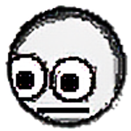 Indifferent emoji