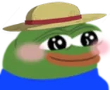 Peepoblushhat emoji