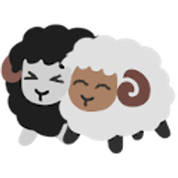 Sheepsnuggle emoji