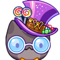Cat Wizard Hat Candy emoji