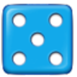 Dice 5 emoji