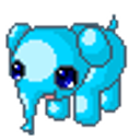 Elephant Blue emoji