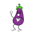 Eggplant Dancing emoji