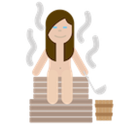 Sauna F emoji