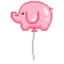 Elephant Balloon emoji