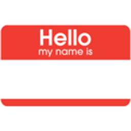 Hello My Name emoji