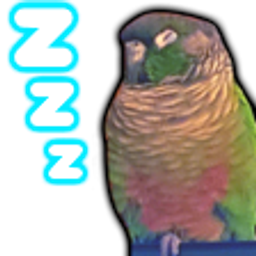 Zzz Parrot emoji