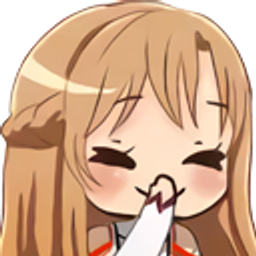 Asunagiggle emoji