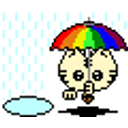 Cat Rain emoji