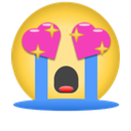 Sparkle Sob emoji