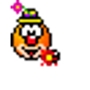 Orange Clown emoji