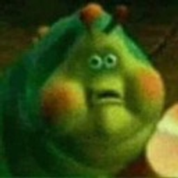 Caterpillar Worried Face emoji