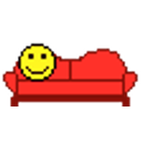 Couch Smiley emoji