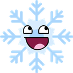 Awesome Snowflake emoji
