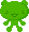 Green Gummy Bear emoji