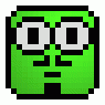 Green Square Face emoji