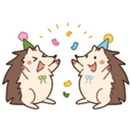 Hedgecongrats emoji