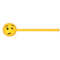 Lying Face Long Nose emoji