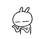 Tuzki Love emoji