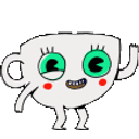 Coffee Dance Brown emoji