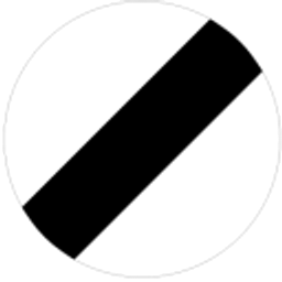 National Speed Limit Applies emoji