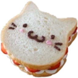Cat Sandwich Smile emoji
