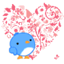Bird Heart emoji