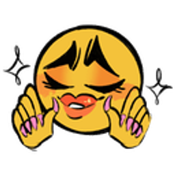 Smug Face Hand Gesture emoji