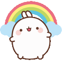 Bunny Rainbow emoji