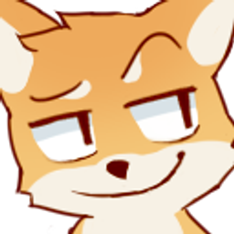 Orange Smirkfox emoji