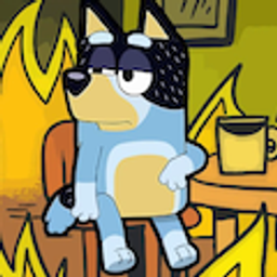 Thisisfine Bluey emoji