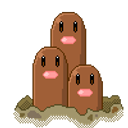 Dugtrio emoji