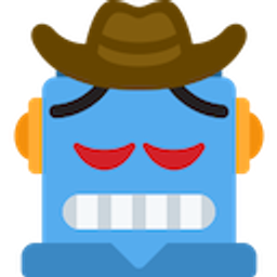 Robot Pensive Cowboy emoji