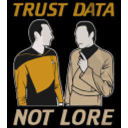 Trust Data Not Lore emoji