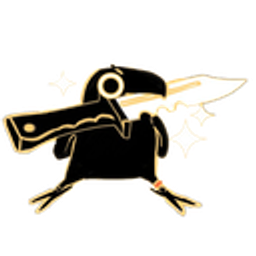 Knifebird emoji