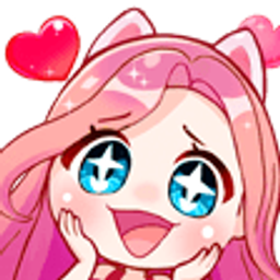 Pink Hair Star Eyes emoji