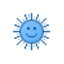 Blue Sun emoji